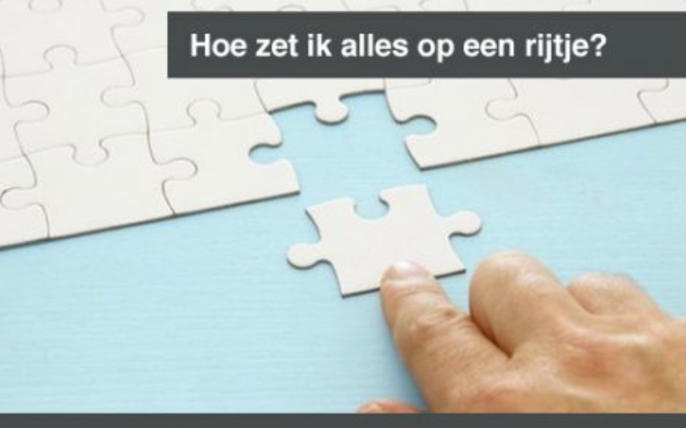 Hoe zet ik alles op een rijtje